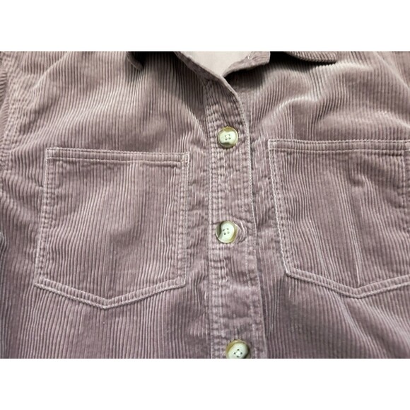 Madewell Shacket Women Pink Mauve Corduroy Kentwood Shirt-Jacket medium - Picture 2 of 8